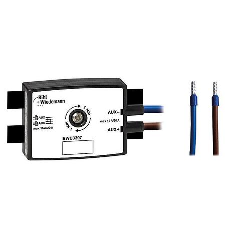 Passive Distributor AUX, 16A/20A, infeed module, depth 19 mm, IP67, фото 2