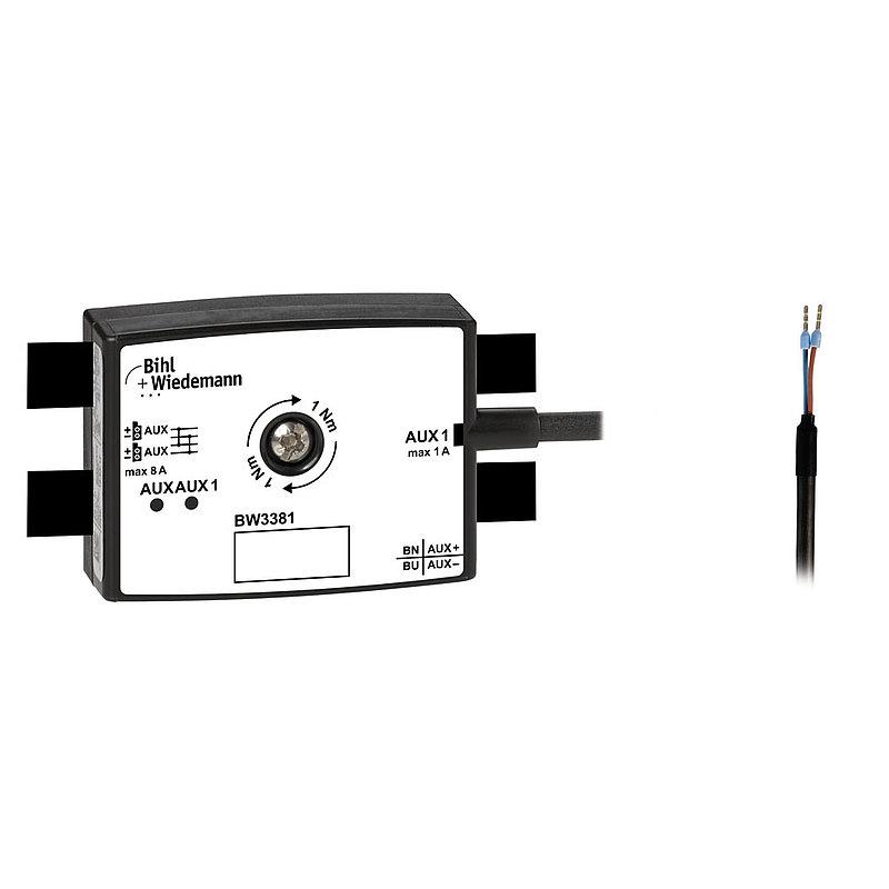 Passive Distributor AUX to round cable/connecting wires, 19 mm deep, IP67