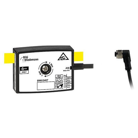 Passive Distributor ASi to 1 x M12 cable socket, angled, 5 poles, depth 19 mm, IP67, фото 2