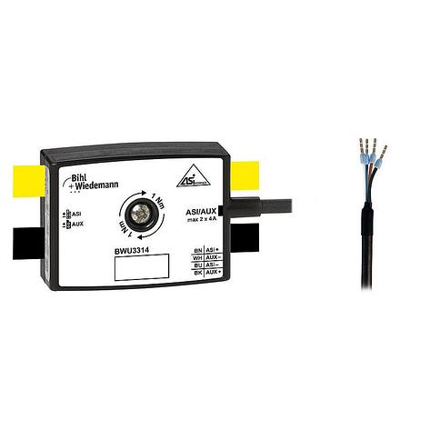 Passive Distributor ASi/AUX to 1 x round cable/connecting wires, depth 19 mm, IP67, фото 2