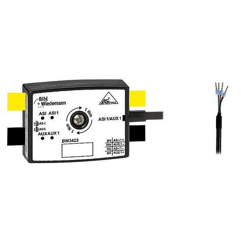 Passive Distributor ASi/AUX to 1 x round cable/connecting wires, depth 19 mm, IP67, фото 2