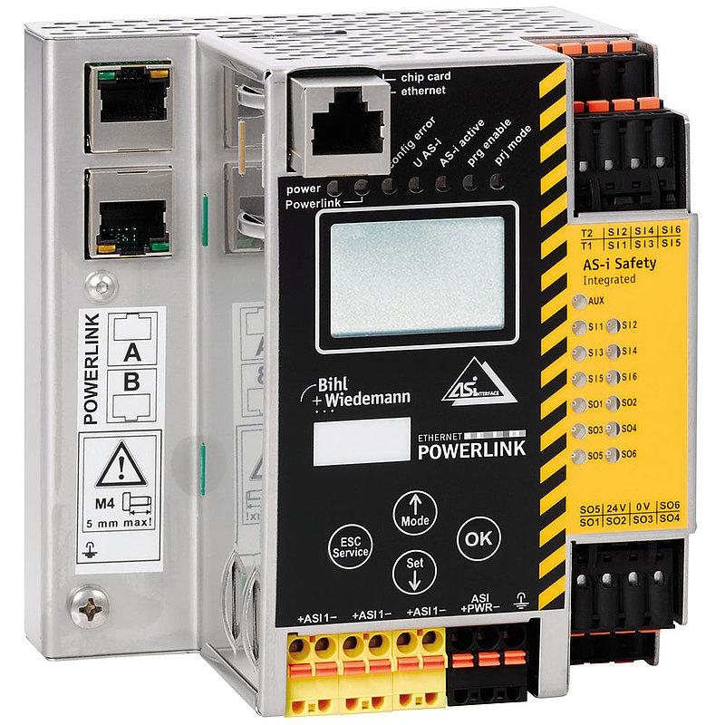 ASi-3 POWERLINK Gateway with integrated Safety Monitor, 1 ASi master - фото 1 - id-p165351504