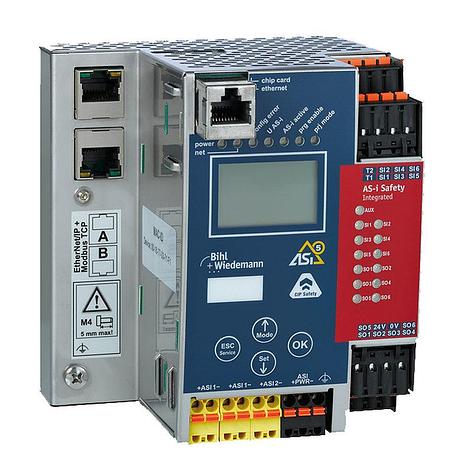 ASi-5/ASi-3 CIP Safety over EtherNet/IP + ModbusTCP Gateway with integrated Safety Monitor, 2 ASi-5/ASi-3, фото 2