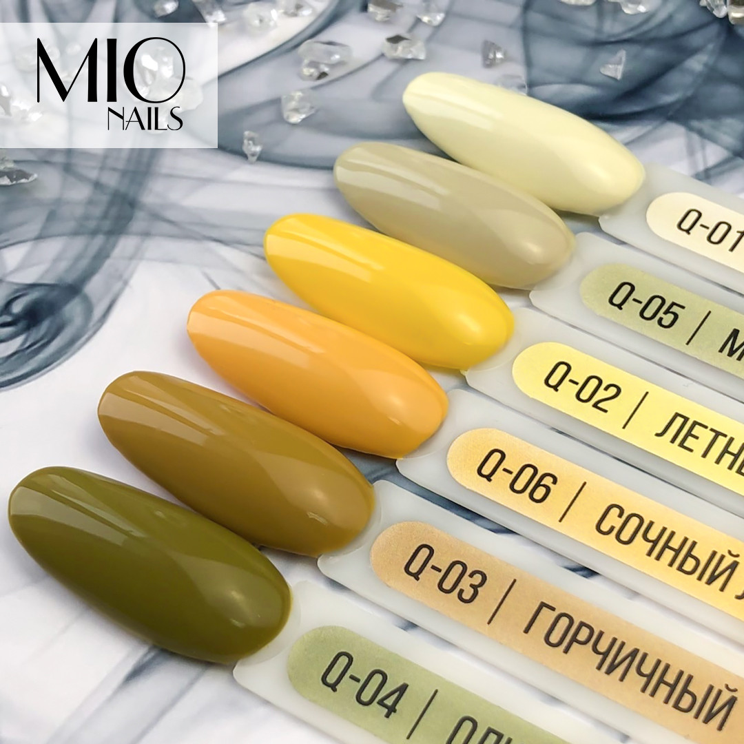 Гель-лак MIO nails, Q-06 Сочный лимон, 8 мл - фото 3 - id-p165352213