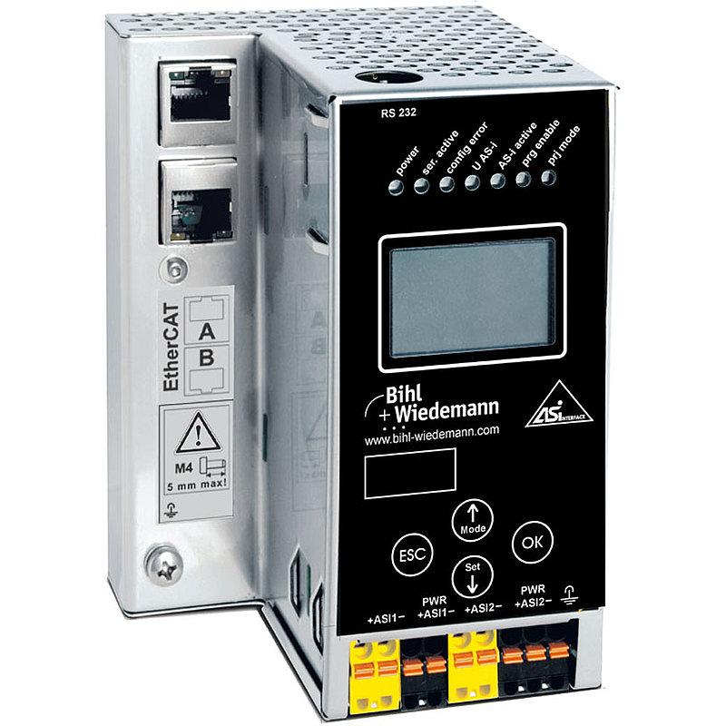 ASi-3 EtherCAT Gateway in Stainless Steel, 2 masters