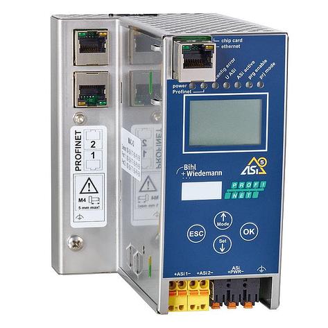 ASi-5/ASi-3 PROFINET Gateway in Stainless Steel, 2 ASi-5/ASi-3 masters, фото 2