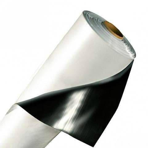 Пленка черно-белая 100 мкм, 1750*2 мм, 100 м.п. полурукав