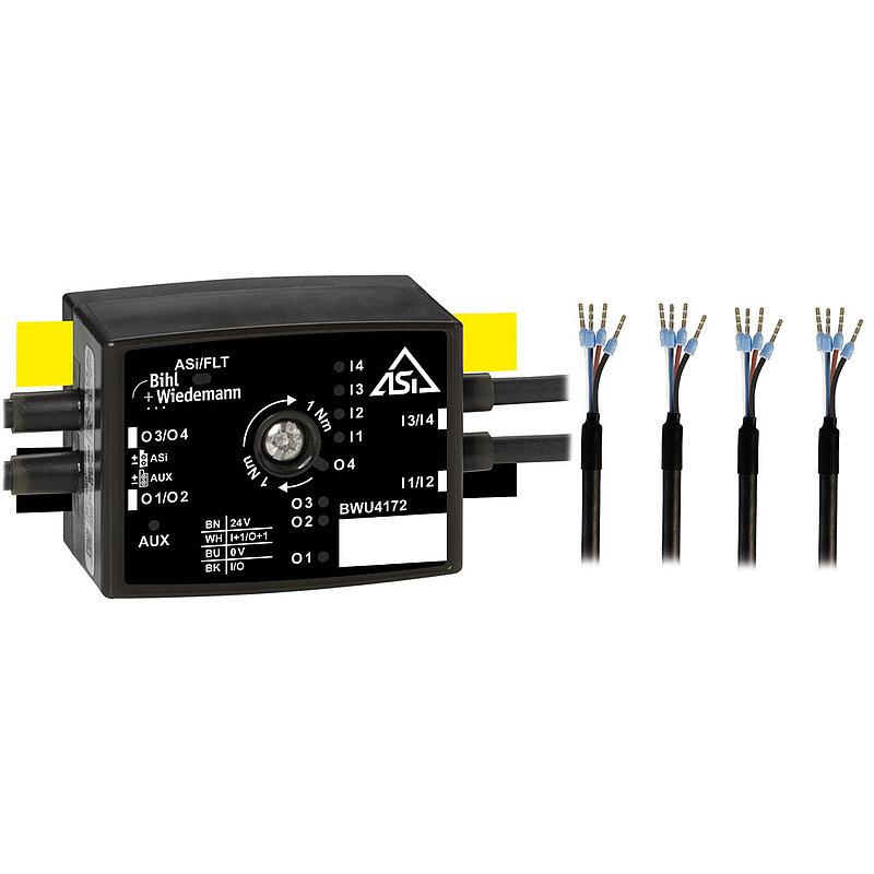 Active Distributor ASi, IP67, 4I/4O