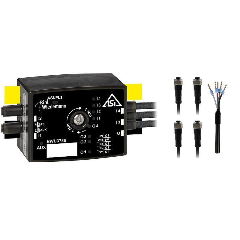 Active Distributor ASi, IP67, 4I/4O