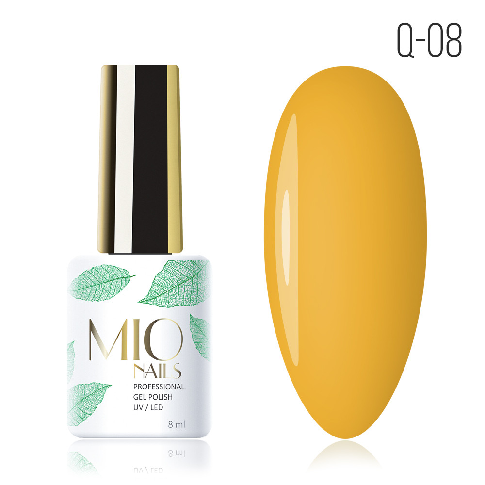 Гель-лак MIO nails, Q-08 Ароматный шафран, 8 мл