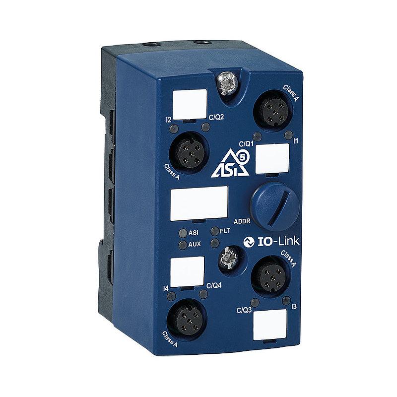 ASi-5 Module with integrated IO-Link Master with 4 Ports, IP67, M12, 4 IO-Link ports class A