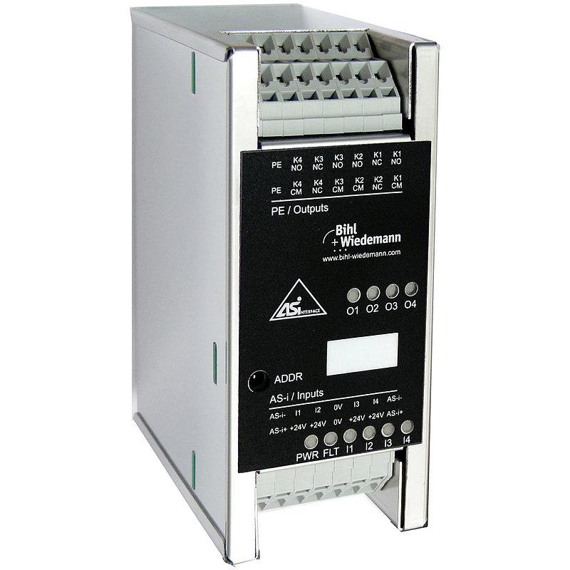 ASi Digital I/O Module in Stainless Steel, IP20, 4I/4RO - фото 1 - id-p165351652