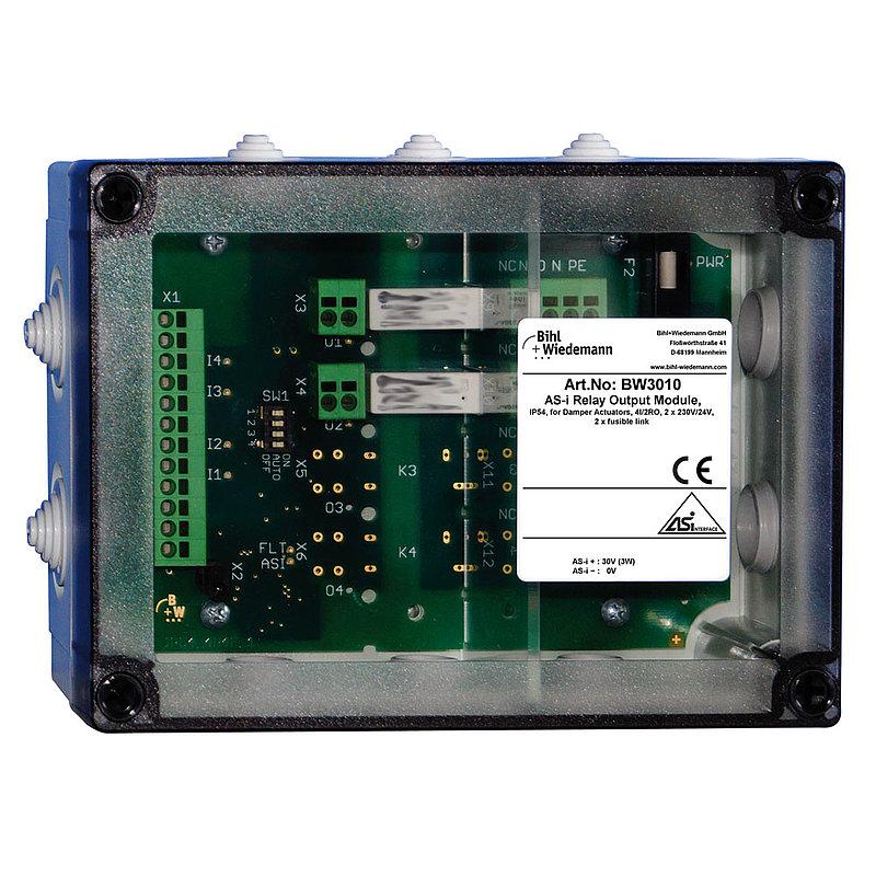 ASi Module to control 2 x 230 V/24 V damper actuators