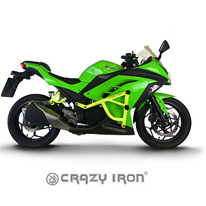 Клетка демпферная DAMPER KAWASAKI Ninja 300 "CRAZY IRON"