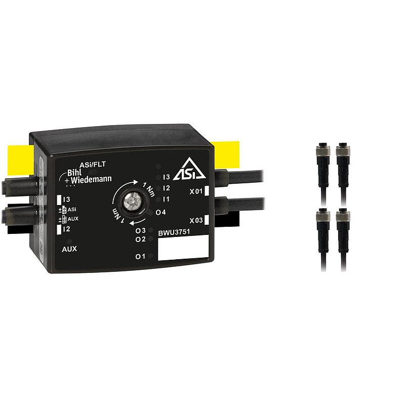 Active Distributor ASi Motor Module for SEW MOVIMOT with binary control, IP67, 3E/4A