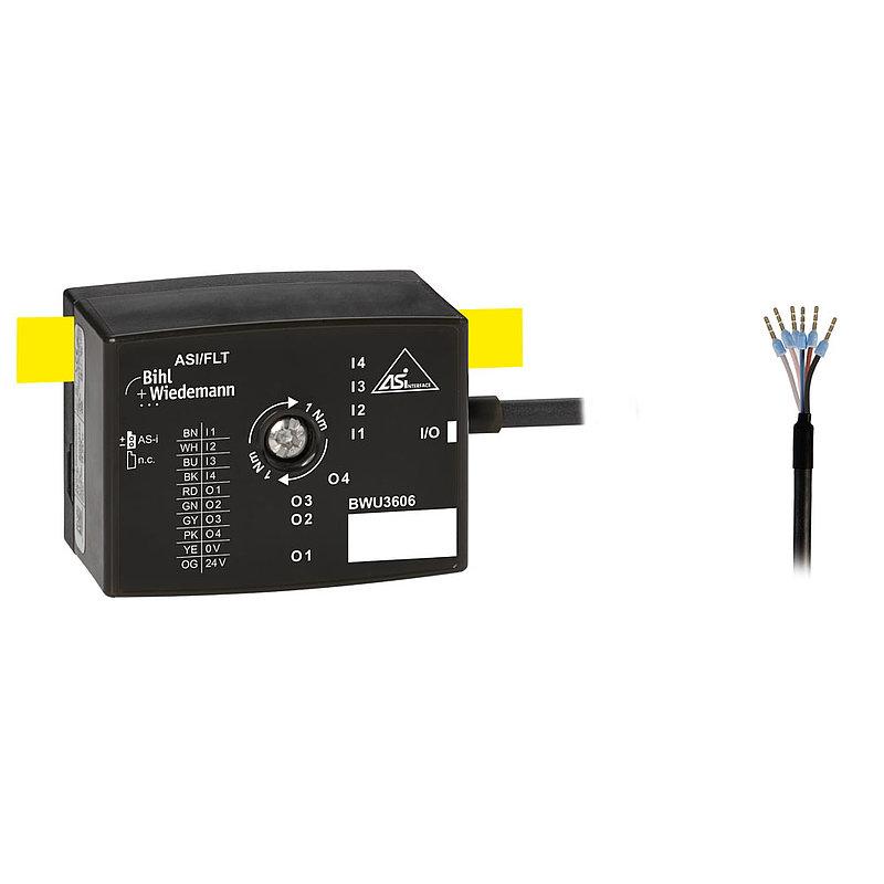 Active Distributor ASi, IP67, 4I/4O