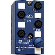 ASi Digital I/O Module, IP67, M12, 4I/4O