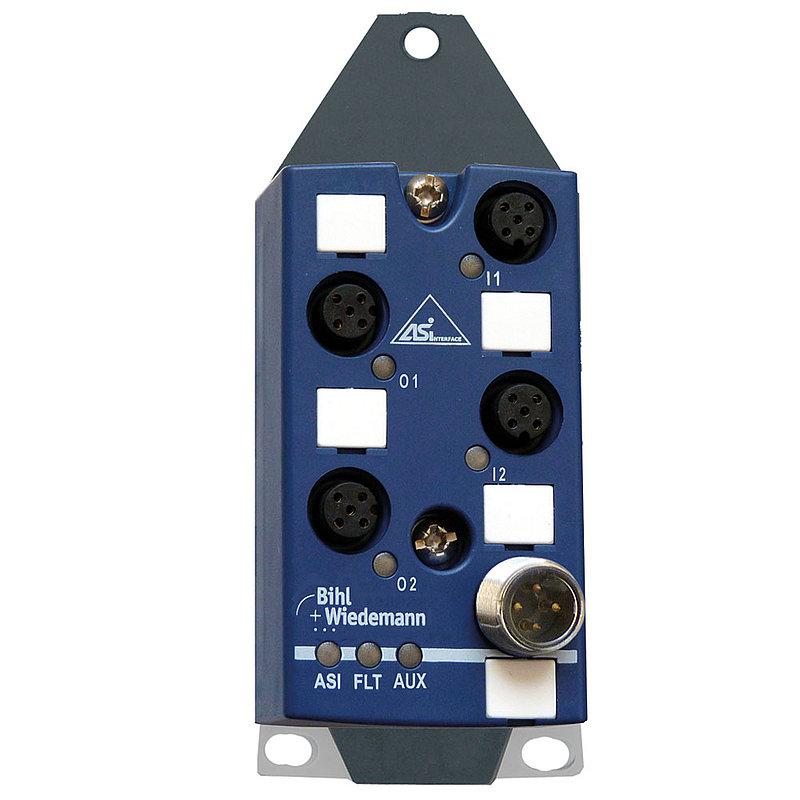 ASi Digital I/O Module, IP67, M12, 2I/2O