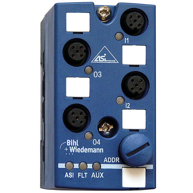 ASi Digital I/O Module, IP67, M12, 2I/2O