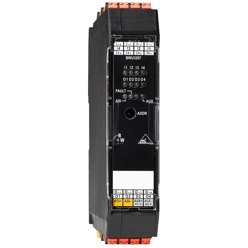 ASi Digital I/O Module, IP20, 4I/4O