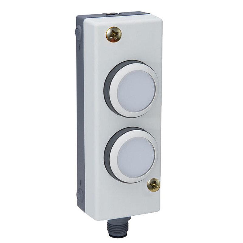 ASi Light Button Module, lighted (yellow/blue), screw mounting