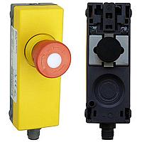 E-STOP Button Module, lighted (red/green), magnet