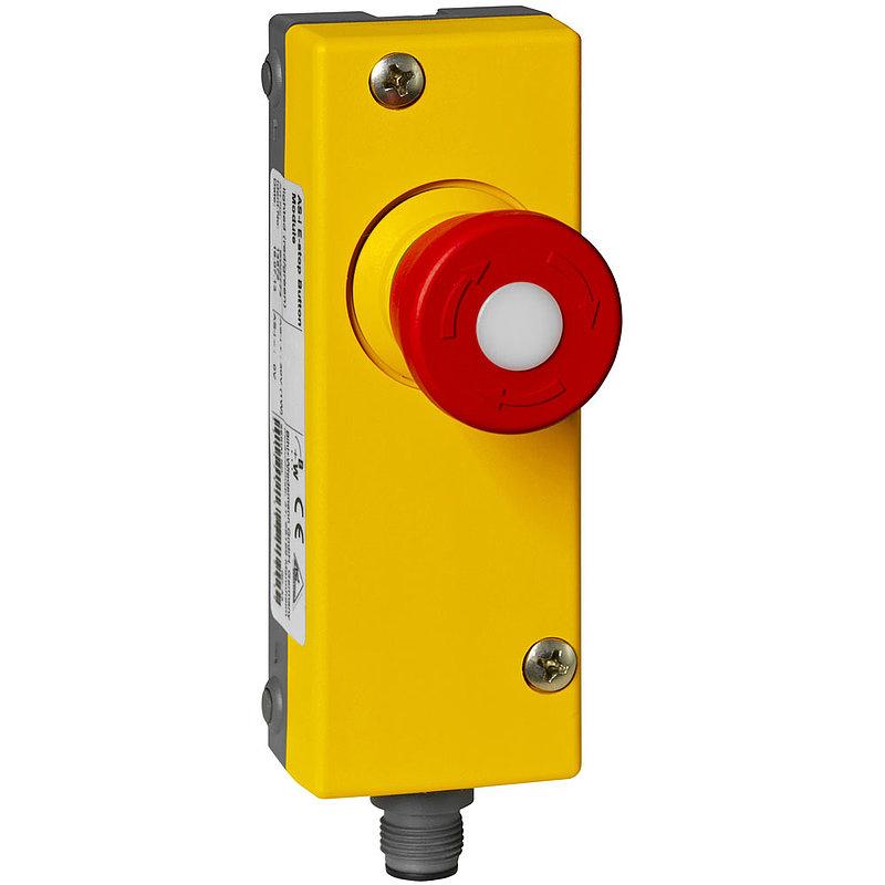 E-STOP Button Module, lighted (red/green), screw mounting - фото 1 - id-p165351997