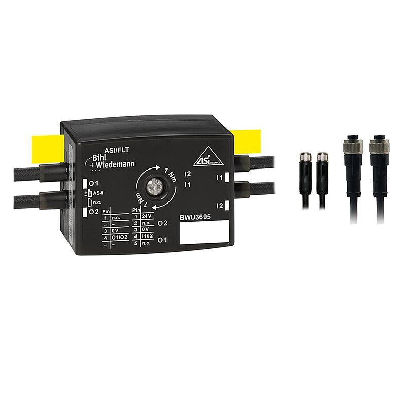 Active Distributor ASi, IP67, 2I/2O