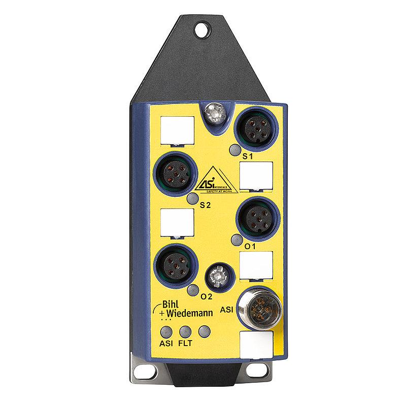 ASi Safety Input Module, IP67, M12, 1SI/2O - фото 1 - id-p165352058