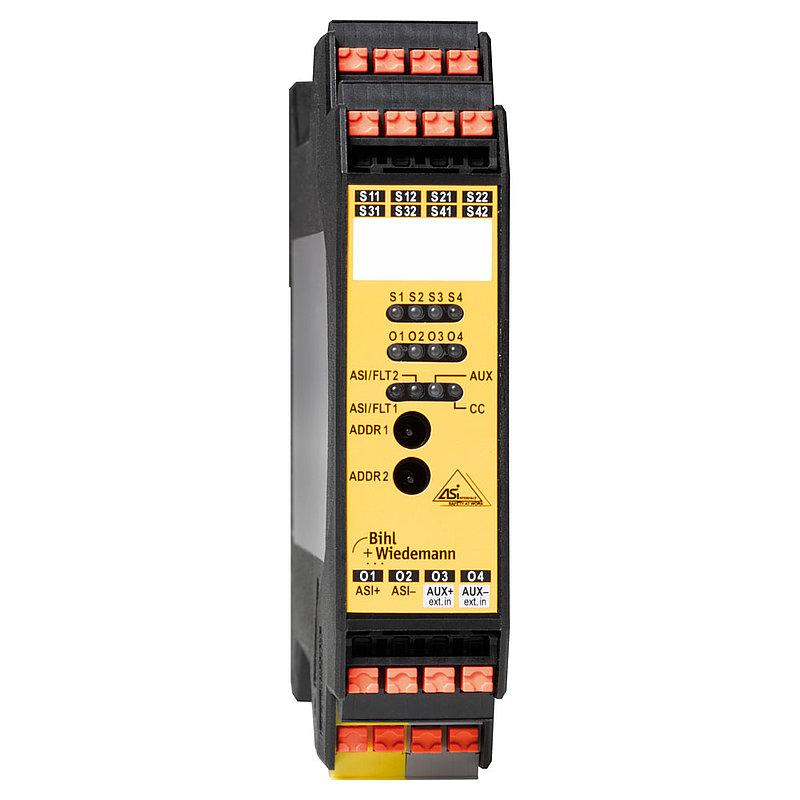 ASi Safety Input Module, IP20, 2SI/4O