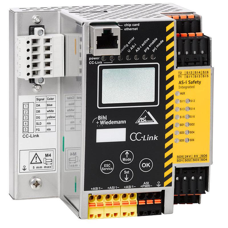 ASi-3 CC-Link Gateway with integrated Safety Monitor, 1 ASi master - фото 1 - id-p165352094