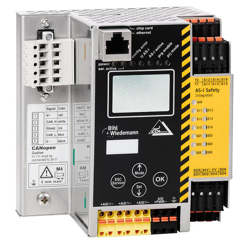 ASi-3 CANopen Gateway with integrated Safety Monitor, 1 ASi master - фото 1 - id-p165352095
