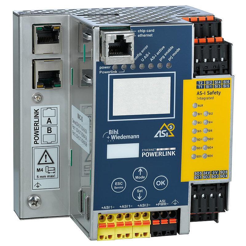 ASi-5/ASi-3 POWERLINK Gateway with integrated Safety Monitor, 2 ASi-5/ASi-3 Master - фото 1 - id-p165352098