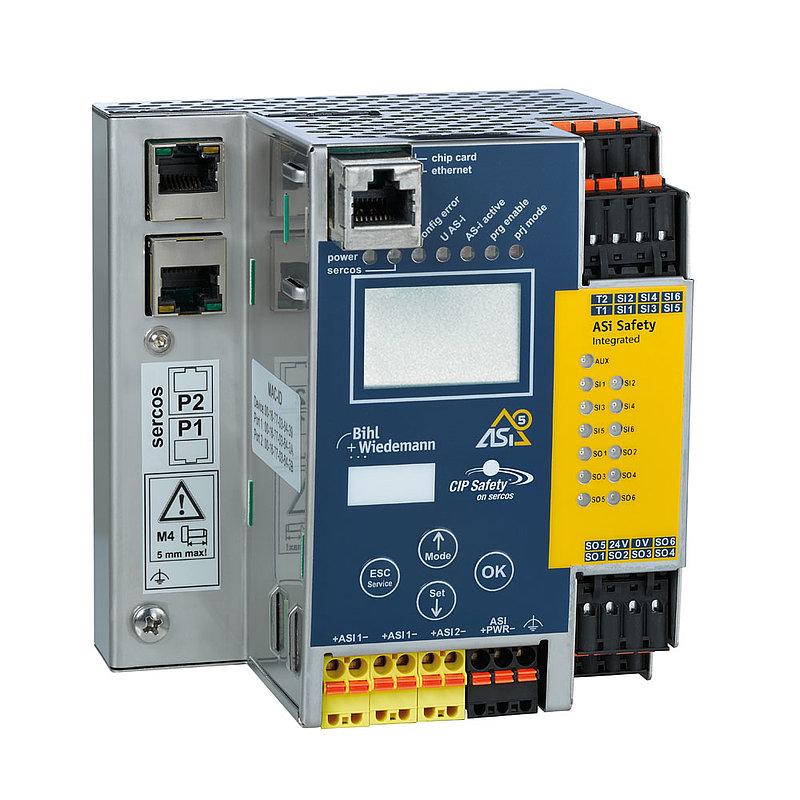 ASi-5/ASi-3 CIP Safety over Sercos Gateway with integrated Safety Monitor, 2 ASi-5/ASi-3 masters - фото 1 - id-p165352124