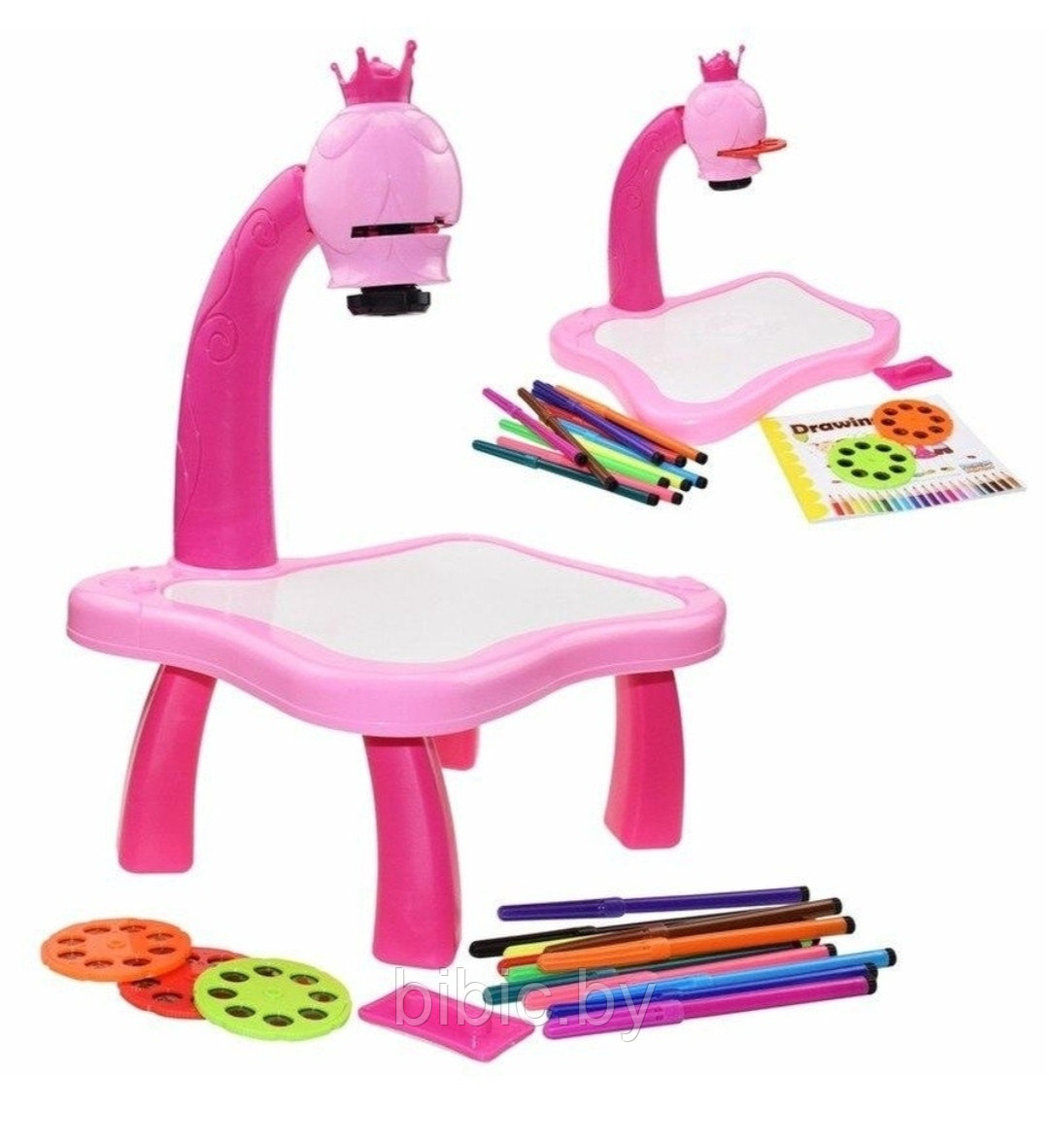 Детский столик с проектором для рисования - фото 5 - id-p165356002