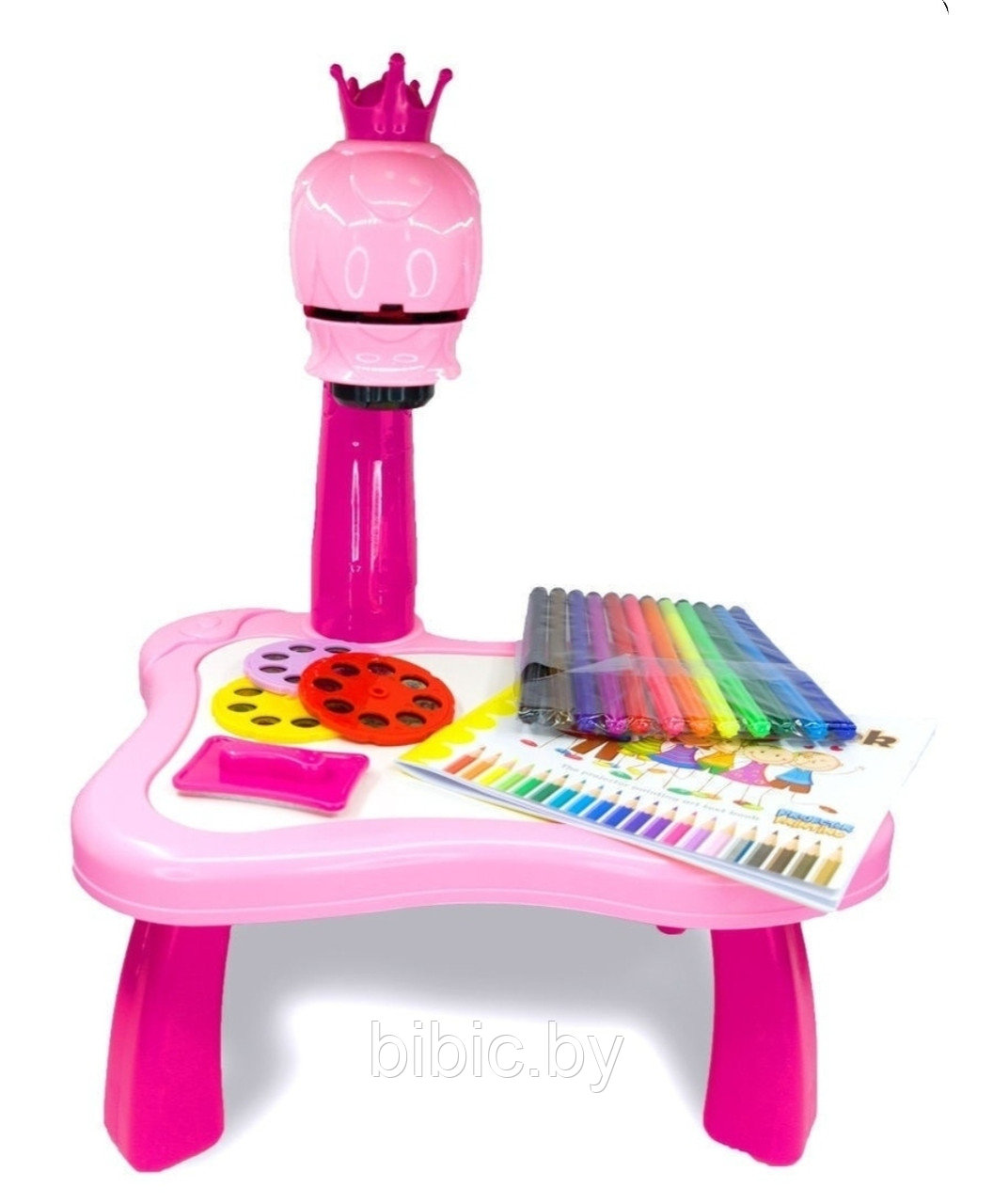 Детский столик с проектором для рисования - фото 7 - id-p165356002