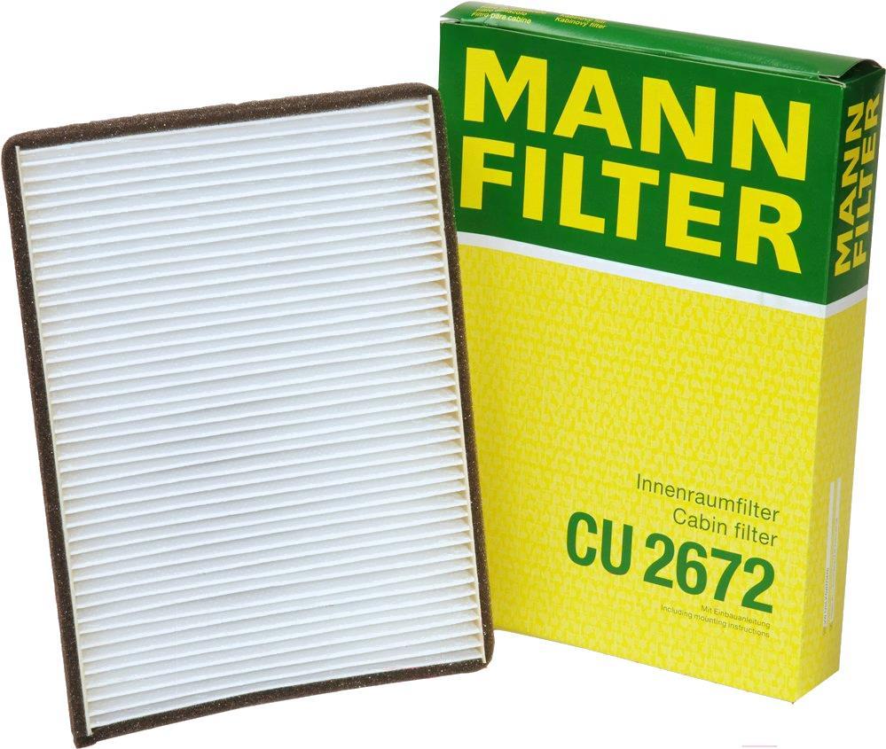 Mann-Filter CU 2672 Фильтр салонный (без рамки) - фото 1 - id-p165356339