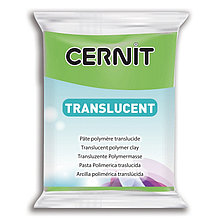 Пластика Cernit TRANSLUCENT 56-62 гр. 605 зеленый лимон