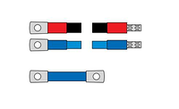 583413 Набор кабелей для подключения АКБ к усилителям