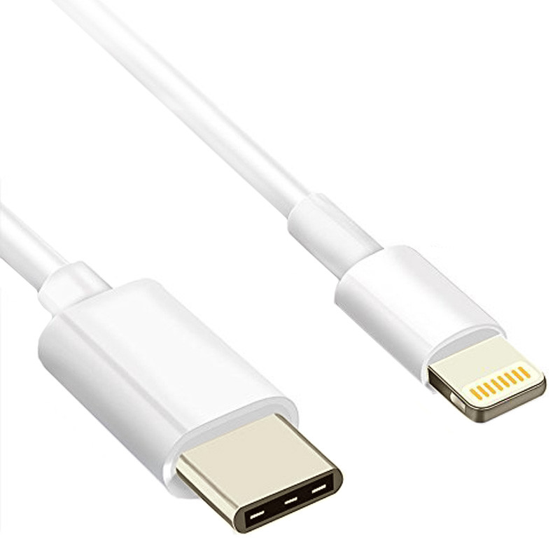 USB дата-кабель Type-C на Lightning зарядка и передача данных - фото 1 - id-p165360134