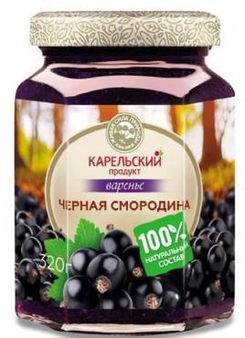 Варенье из черной смородины Карельский продукт, 370 гр - фото 1 - id-p165360289