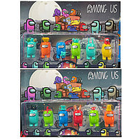 Игрушки Амонг Ас набор 6 фигурок с головными уборами, Among Us, 110313