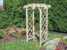 Пергола-арка садовая из массива сосны "Дачная Люкс №1"