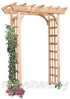 Пергола-арка садовая деревянная "Дачная Люкс №8"