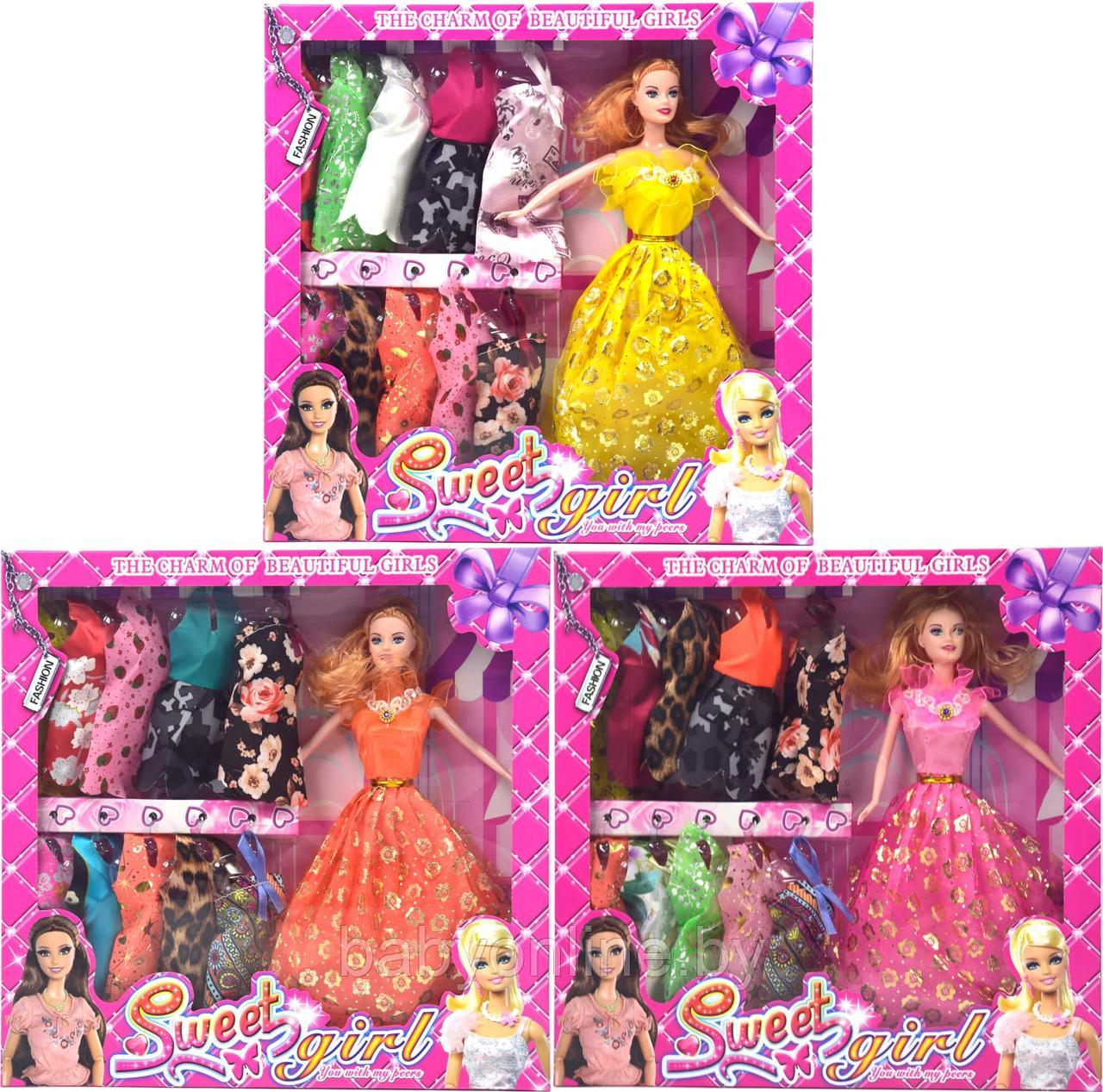 Набор кукла Барби с одеждой арт YX003A - фото 1 - id-p165362158
