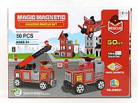 Магнитный конструктор Amazing Rescue Set LQ659, 68 дет, аналог Magformers Amazing Rescue Set