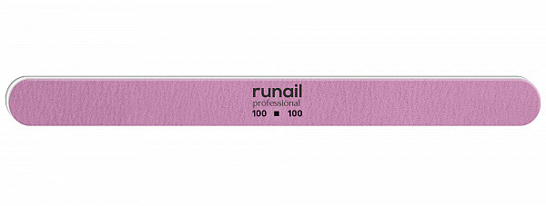 Профессиональная пилка для искусственных ногтей (розовая, закругленная, 100/100) - фото 1 - id-p165361821