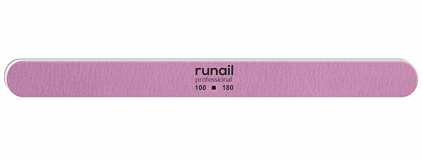 Профессиональная пилка для искусственных ногтей (розовая, закругленная, 100/180) - фото 1 - id-p165361822
