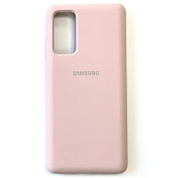 Силиконовый чехол Silicone Case светло-розовый для Samsung Galaxy S20 FE