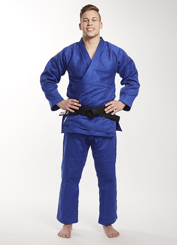 Куртка дзюдо IPPON GEAR Legend IJF Slim Fit синий 155 JJ690SB